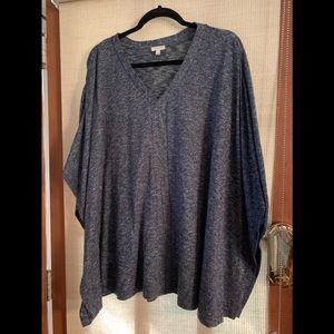 Talbots oversized slight weight sweater/poncho